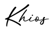 单词Khios书写