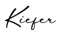 单词Kiefer书写