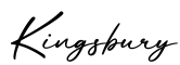 单词Kingsbury书写