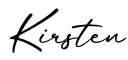 单词Kirsten书写