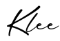 单词Klee书写