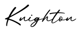 单词Knighton书写