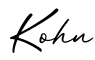 单词Kohn书写