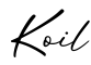 单词Koil书写