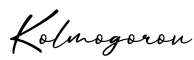 单词Kolmogorov书写