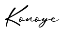 单词Konoye书写