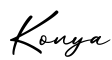 单词Konya书写