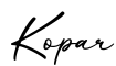 单词Kopar书写
