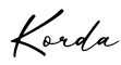 单词Korda书写