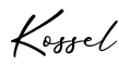 单词Kossel书写