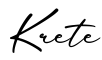 单词Krete书写