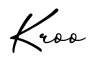 单词Kroo书写