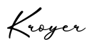 单词Kroyer书写