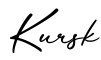 单词Kursk书写