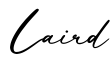 单词Laird书写