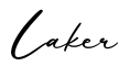 单词Laker书写