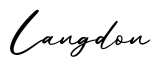 单词Langdon书写