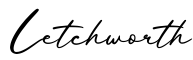 单词Letchworth书写