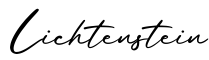 单词Lichtenstein书写
