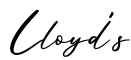 单词Lloyd's书写