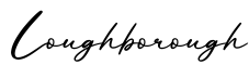 单词Loughborough书写