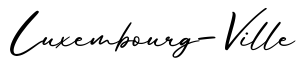 单词Luxembourg-Ville书写