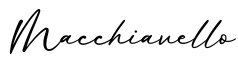 单词Macchiavello书写