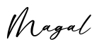 单词Magal书写