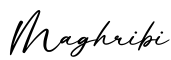 单词Maghribi书写