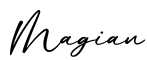 单词Magian书写