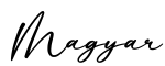 单词Magyar书写