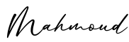 单词Mahmoud书写