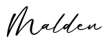 单词Malden书写