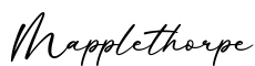单词Mapplethorpe书写