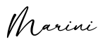 单词Marini书写