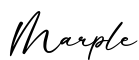 单词Marple书写