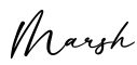 单词Marsh书写