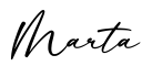 单词Marta书写
