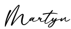 单词Martyn书写