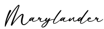 单词Marylander书写