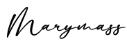 单词Marymass书写