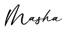 单词Masha书写
