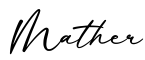 单词Mather书写