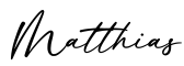 单词Matthias书写