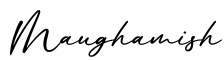 单词Maughamish书写