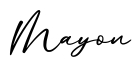 单词Mayon书写