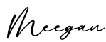 单词Meegan书写
