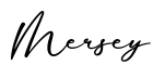 单词Mersey书写