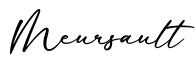 单词Meursault书写