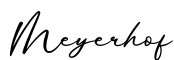 单词Meyerhof书写